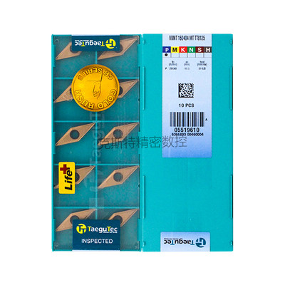 韩国特固克 Taegutec数控刀片 VBMT160404MT TT8125加工钢件