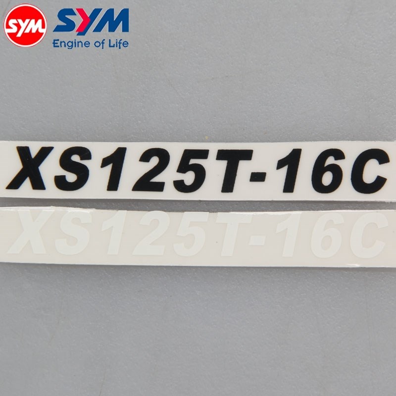 适用于 三阳 XS125T-16C Fiddle 飞度4 车型标签 原装