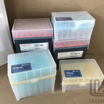 10 100 200 1000 5000ul 10ml 吸嘴盒 带吸嘴 LABSELECT biosharp