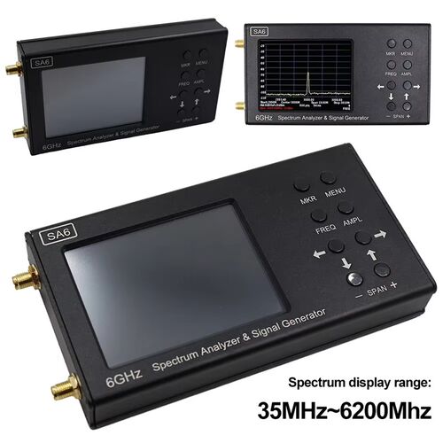 SA6 6GHz 频谱分析仪和信号发生器 WiFi 2G 4G 5G GPS信号测试仪