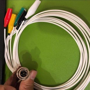 5线 鳄鱼嘴夹头线 插头6针 工作站电极连接线 CHI760E