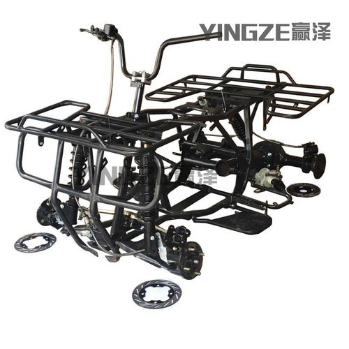 沙滩车配件龙鼎大悍马沙滩车整套车架车体减震轴传动碟刹后桥总成