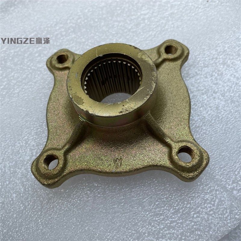 四轮机车钢管运动版卡丁车配件後轴凸缘32齿轮毂座法兰座四孔