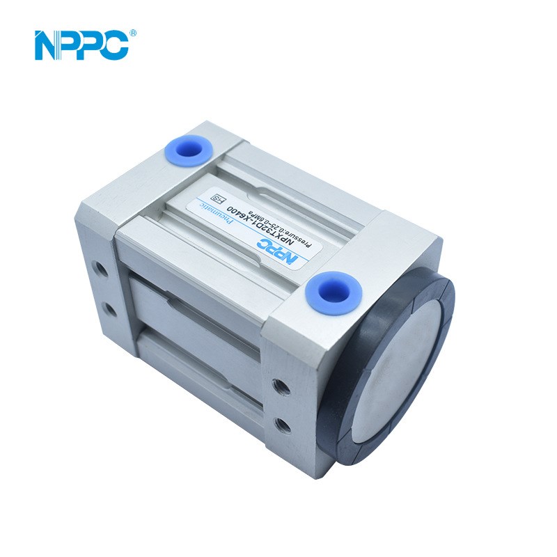 小型气动大推力气缸 NPXT32D1-X6400磁石吸附气缸 可调行程气缸