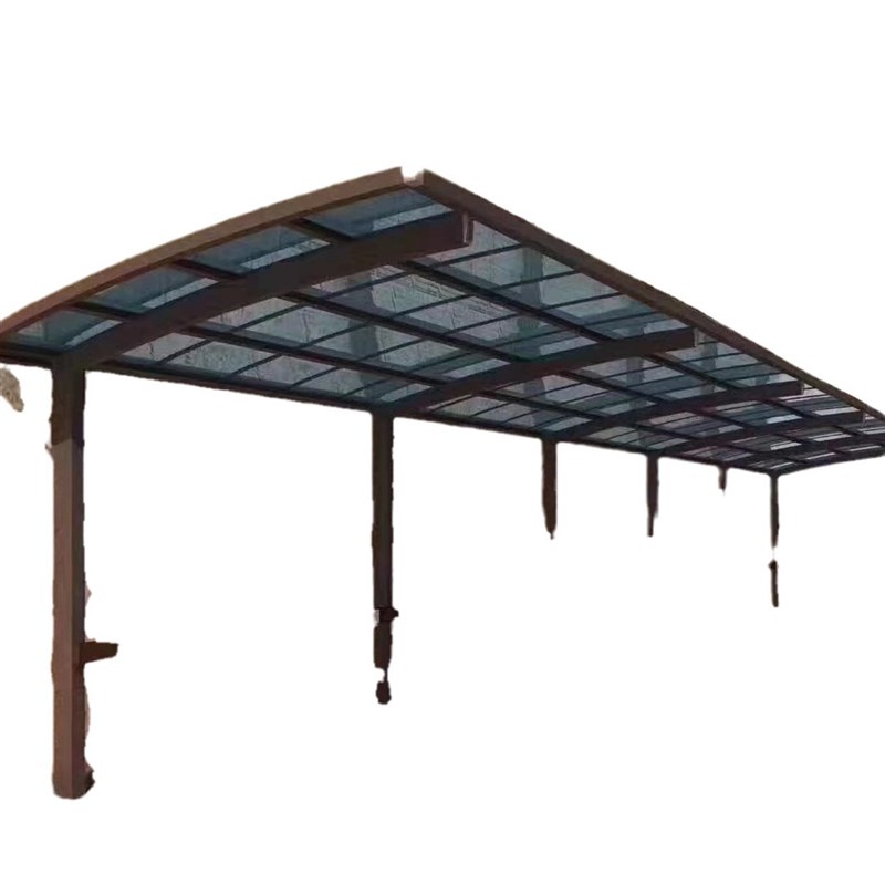 铝合金遮阳雨棚阳台固定遮阳棚挡雪耐力板雨棚别墅雨棚生产设计