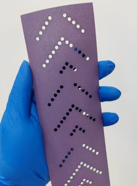 70x420mm 70x400mm 多孔砂纸 紫色旋风干磨砂纸  陶瓷磨料紫砂