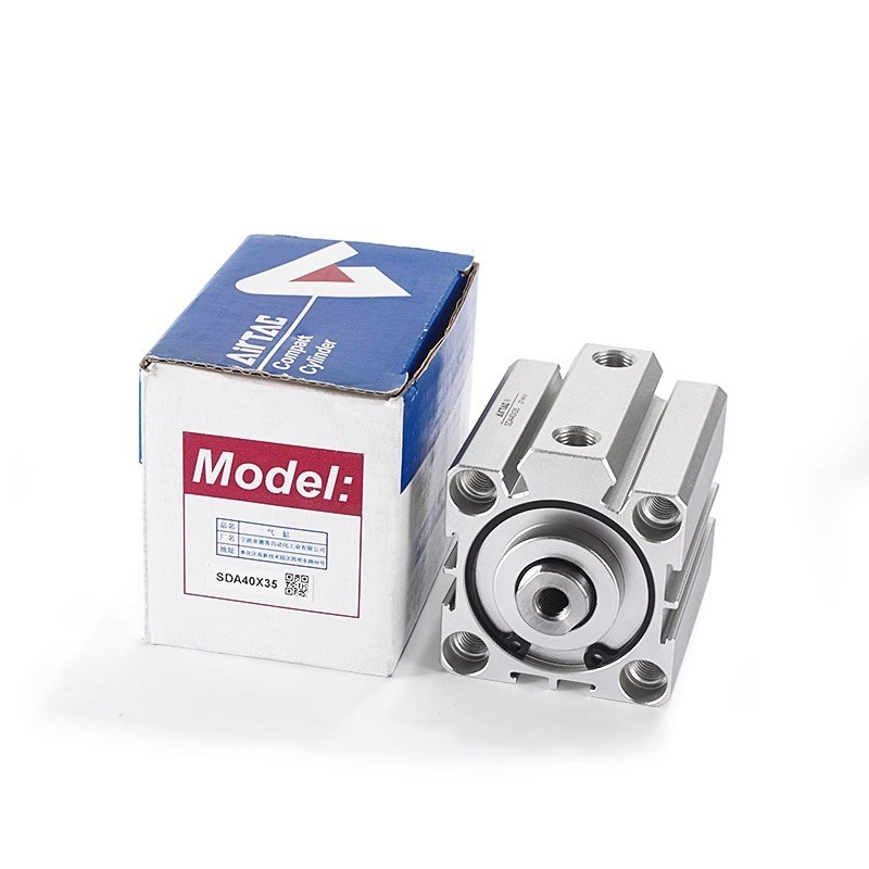 SDAS20带磁 原装亚德客薄型气缸SDA20X5X10X15X20X30X40X45X50-S