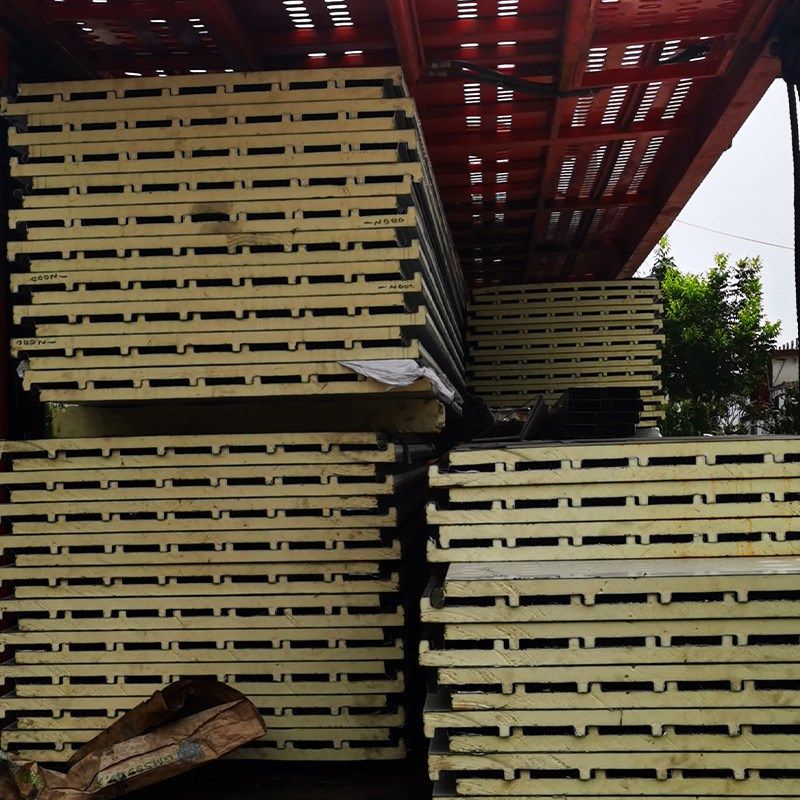 阳光房双层隔热铝瓦聚氨酯长城板铝合金凹凸铝板保温防水屋顶铝瓦