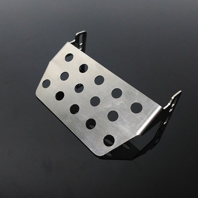 traxxas trx-4 T4 底盘护甲 护板护蛋护桥2.0 不锈钢升级改装配件