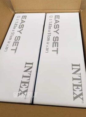 INTEX28101充气游泳水池家用室内儿童小孩加厚大人成人养鱼池户外
