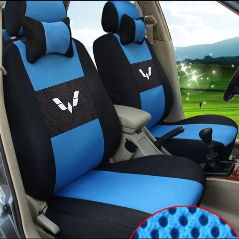 适用五菱之光宏光s荣光v座套7座8座双排小卡四季面包车全包围座套