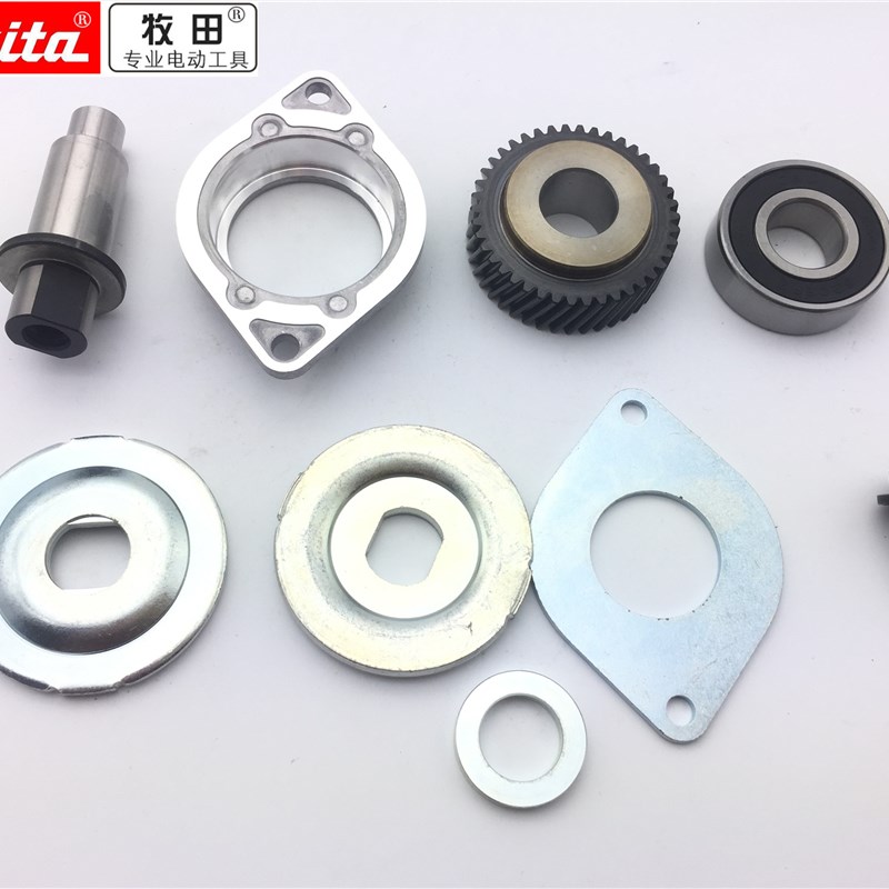 牧田LS1030N  LS1040 LS1045配件齿轮夹板转子碳刷输出轴