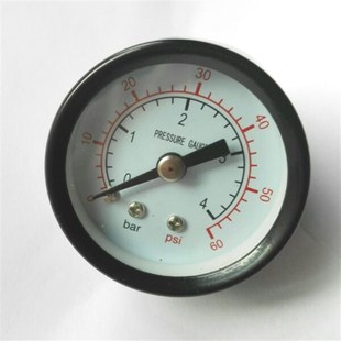 4bar 40Z 轴向压力表 60psi 双刻度 直径42mm ZG1 压力表