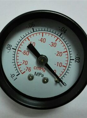 轴向无边 背出式 真空负压表 z-40z -0.1-0mpa-76-0cmhg 真空表