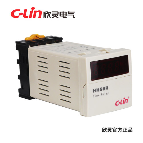 HHS6R(DH48S-S)循环延时双设定数显时间继电器欣灵正品直销mr