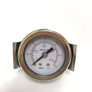 0.4mpa 嵌装 40z 支架压力表 后轴向带安装 式 后背式 40MM