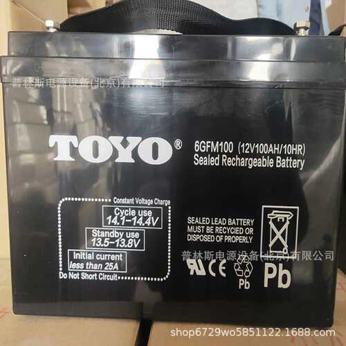 东洋蓄电池6GFM100 TOYO电池12V100AH 十小时放电10HR 通用型电池