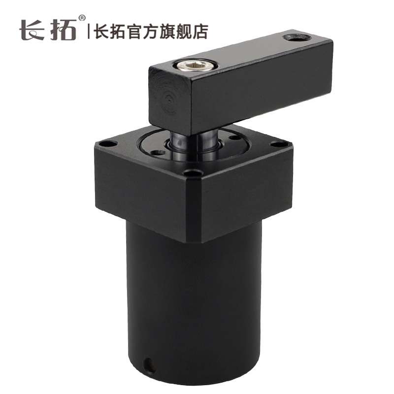 空压转角缸上法兰配管式安装 夹具气缸 ASC-FA32/40/50/63-25