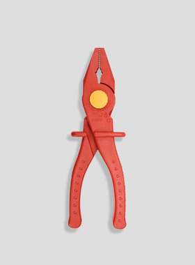 单色绝缘夹塑料尖头线夹S150018绝缘手钳多用剪线钳