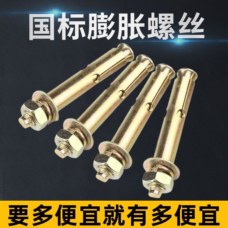 东威牌膨胀螺丝镀锌铁拉爆螺钉爆炸罗丝膨胀螺栓M6MQ8M10M12国标