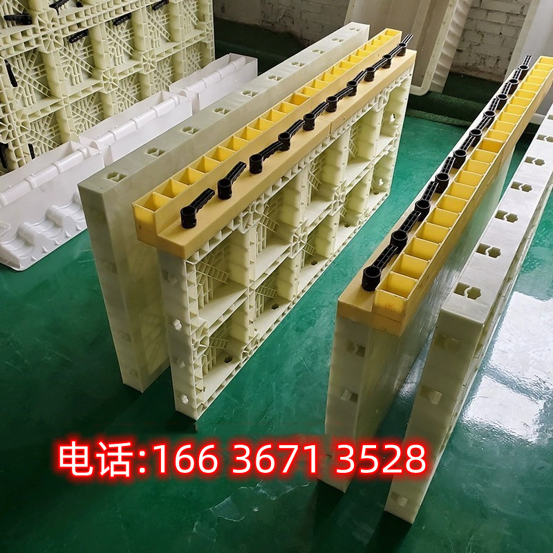涵洞挡墙水沟塑钢模板现浇塑v料模板墙板模具复合材料建筑混凝土