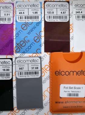 Elcometer456涂层厚度计校准膜片易于高456标准片t 99022255 -1