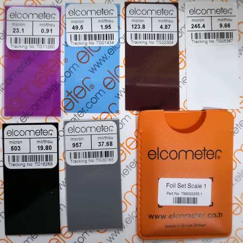Elcometer456涂层厚度计校准膜片易于高456标准片t 99022255 -1