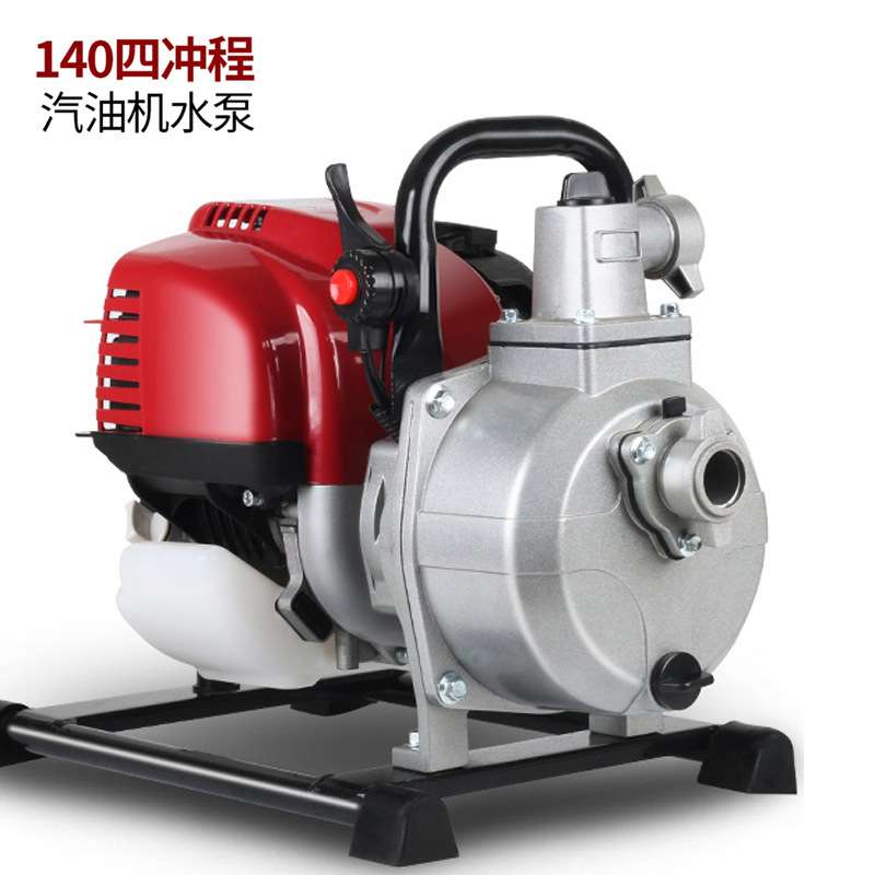 四冲程增压泵抽水机汽油机水泵农用灌溉家用小型高压汽油自吸泵