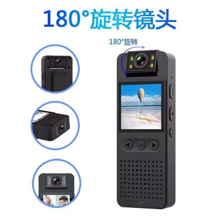 新品CS06wifi高清摄像头手持背夹摄像机1080p执法记录仪运动相机