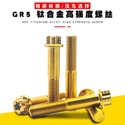 钛合金内六角螺丝 M10*1.25适用布雷博卡钳 水鸟改装固定螺丝