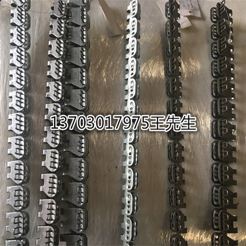 输送带流水线工业皮带狼牙扣蝴蝶扣矿用传送带钢扣接头扣平板带