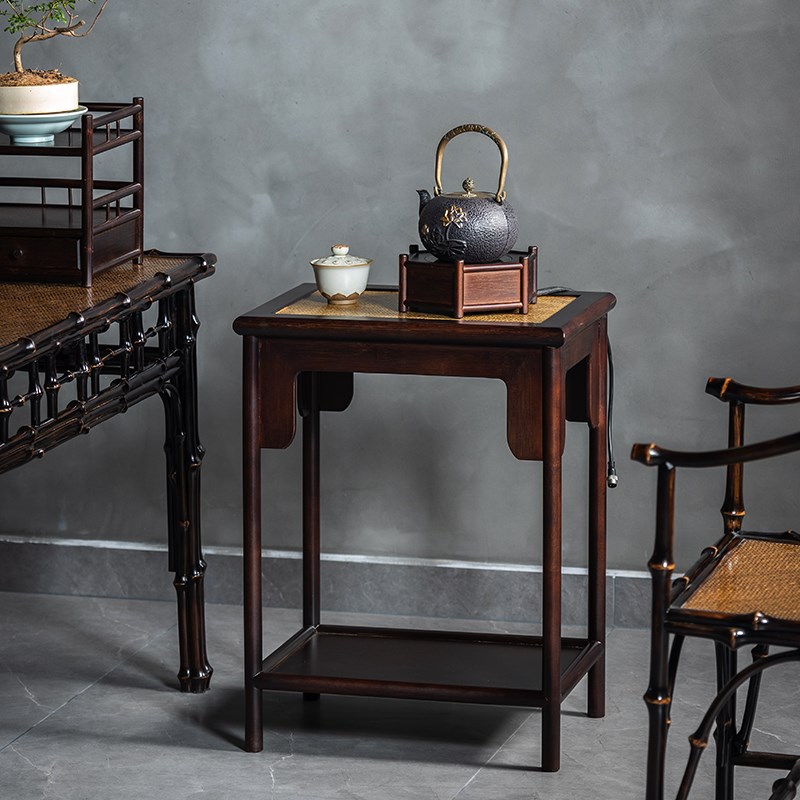 茶桌小边几客厅用的茶几茶室边桌中式茶几茶台小边桌小方桌置物架