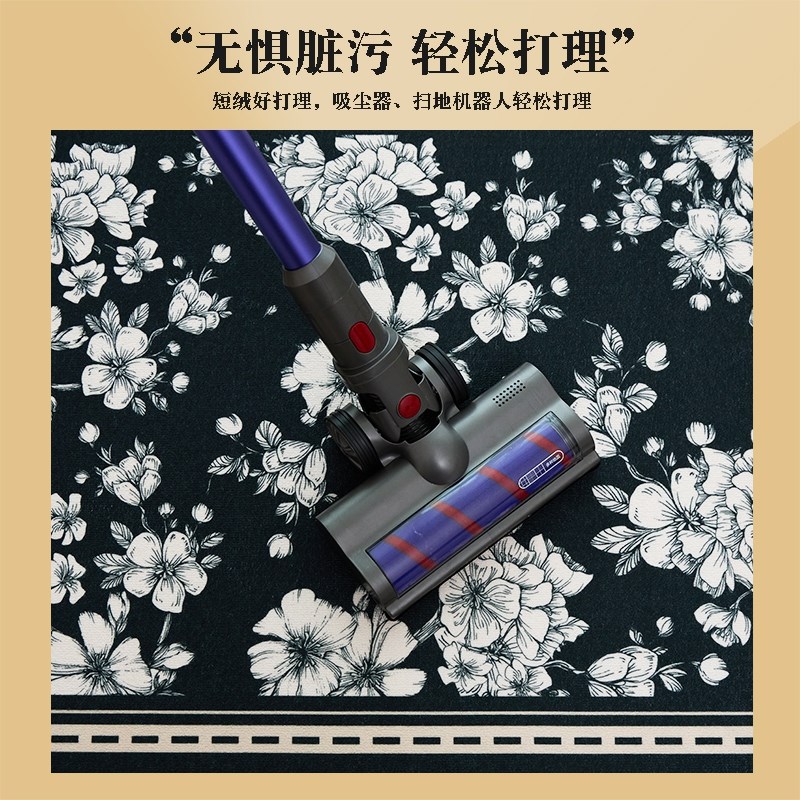 高级入户地垫入户门门口地毯中古门垫中式客厅进门脚垫新款法式