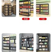 甄选家用货架多层落地仓库阳台收纳置物架超市展示架仓储杂物架储