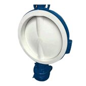 衬四氟蝶阀 16C 甄选供应衬氟阀门 涡轮对夹衬氟蝶阀D371F46