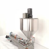 豆瓣酱灌装 甄选联腾牌 机 气动搅拌酱料灌装 浓浆灌装 卧式