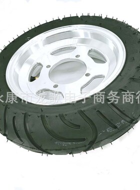 monkey小猴子摩托车前90/65-8寸真空胎后130-50-8寸公路胎铝轮毂