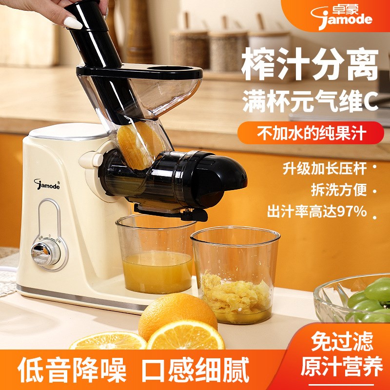 低速原汁机榨汁机渣汁分离家用便携小型全自动水果西芹慢磨果汁机