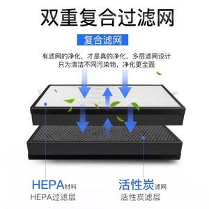 适配IAM空气净化器滤网KJ800F-M6/M7滤芯KJ800F-M8/M8 PRO