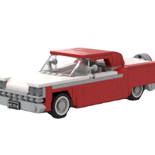 MOC-XM212 黑色轮毂 电子图纸 拼插积木 302片 福TE 1959