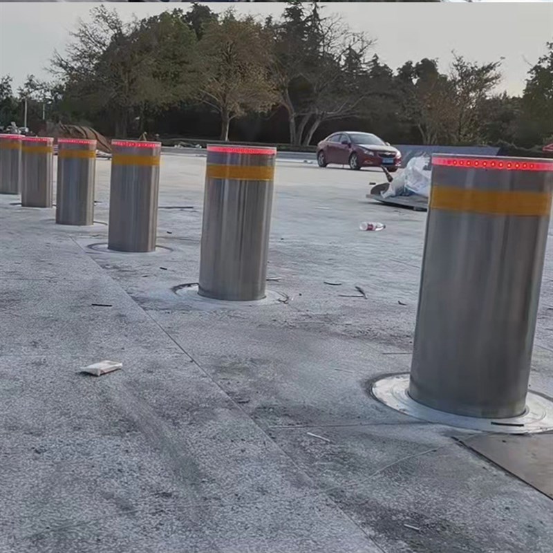 聚仁升降柱 全自动路障伸缩柱 路口挡车柱路桩