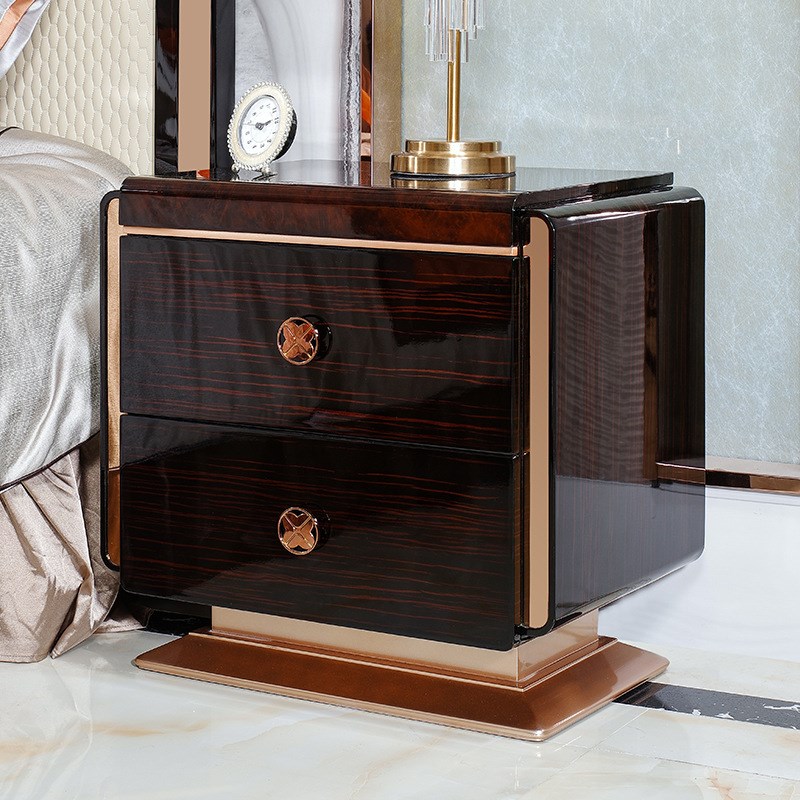 2022新款双人床现代简约1.8m主卧小户型意式法式床储物床头柜直供