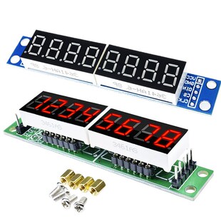 MAX7219模块8位共阴极LED数码 管显示条51单片机STM32通用可级联