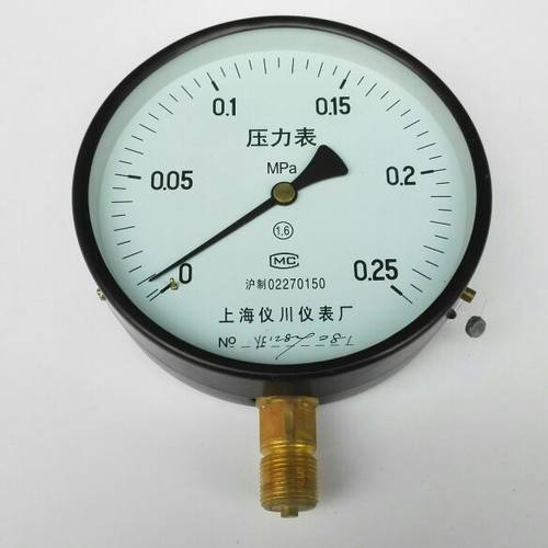 直径150mm 压力表 0.25mpa 径向 Y-150 0-0.25mpa 螺纹m20x1.5
