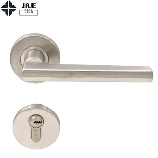 房间室内门锁把手 卧室拉手锁 7255锁体不锈钢实心执手门锁 分体式