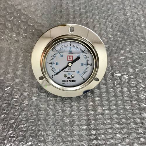 嵌入式充油耐震压力表 压力 6mpa 60bar直径62mm 螺纹G1/4 leemin