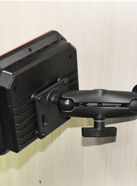 支架工业显示器支架C型铝合金1.5英寸球头配件AMPS孔位圆形底座