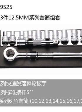 SATA 世达工具大飞中飞小飞套筒组套 09521  09525