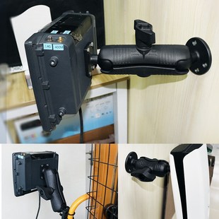 乘乙把手圆管固定支架双U型底座2.25英寸直径球头物流设备支架