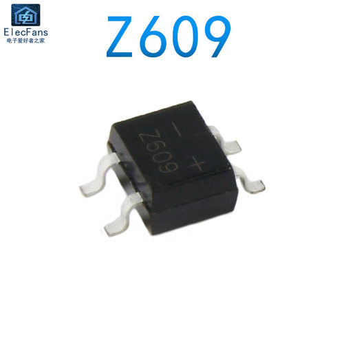(5个)原装S1ZB60 0.8A 600V 贴片SOP-4 丝印Z609 整流桥堆整流器